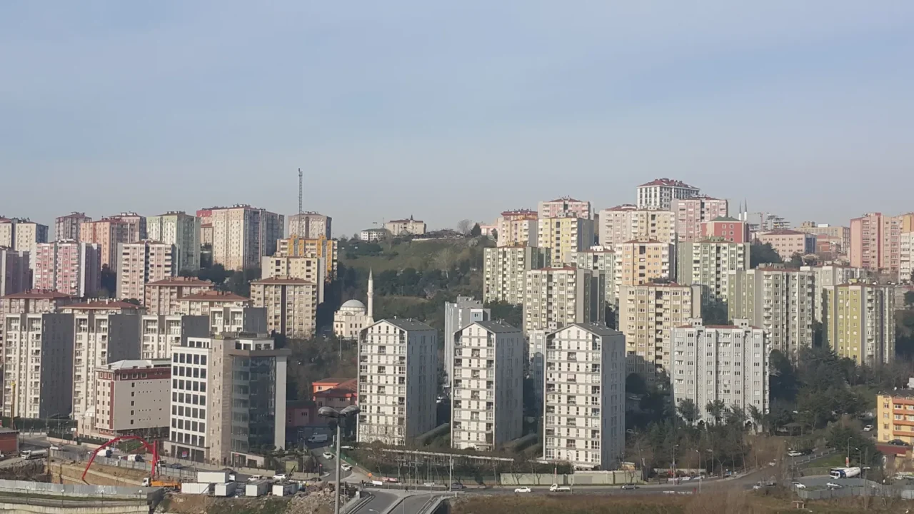 Kâğıthane ilçesinden bir görünüm
