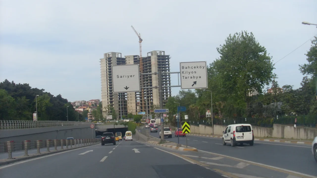 Sarıyer ilçesinden bir görünüm